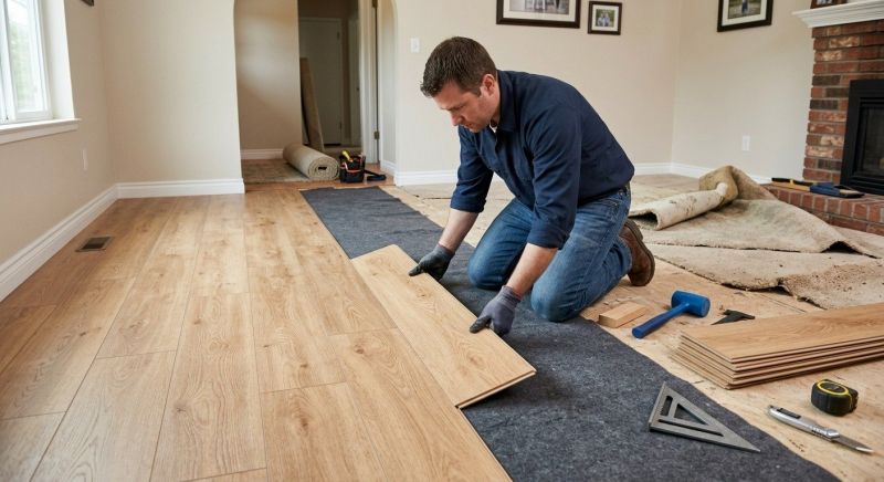 Laminate Floor Remodeling in Marlboro, NJ