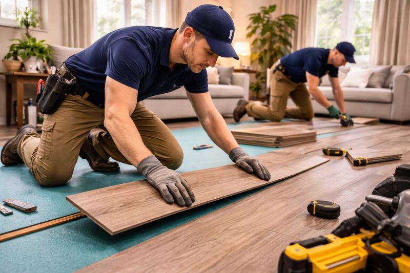 Laminate Floor Replacement in Clark, NJ