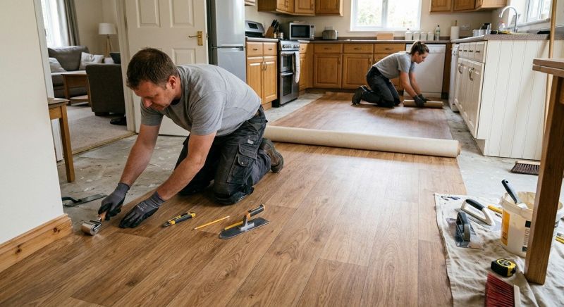 Linoleum Flooring Replacement in Marlboro, NJ