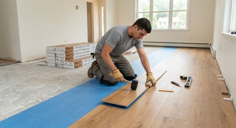 Luxury Vinyl Tile Installation in East Brunswick, NJ