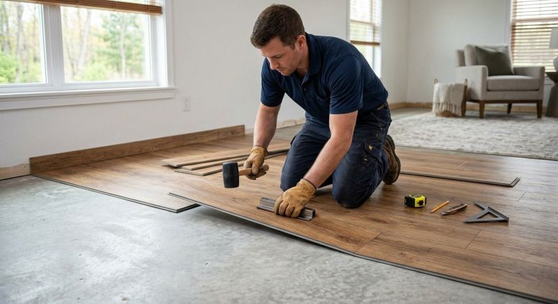 Luxury Vinyl Tile Installation in Monroe Township, NJ