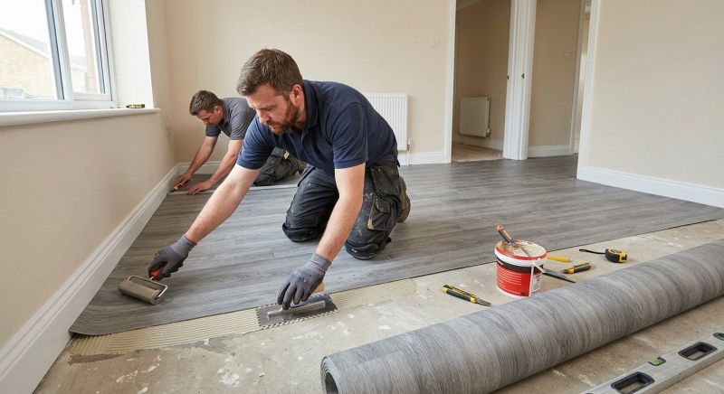 Sheet Linoleum Installation in Middlesex, NJ