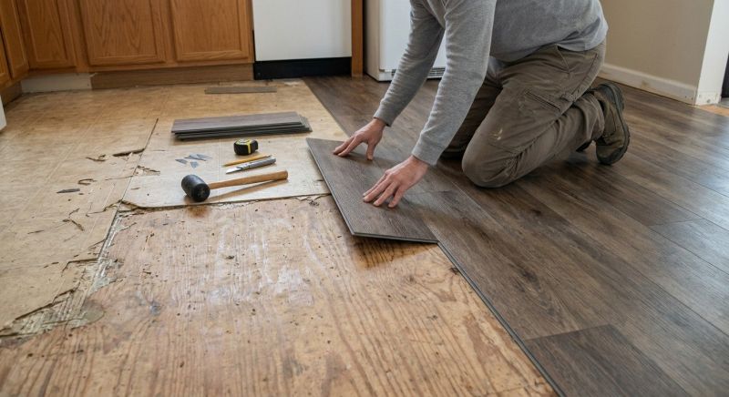 Vinyl Flooring Installation in Mercer County, NJ