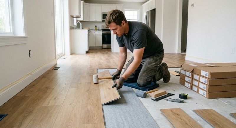 Vinyl Plank Floor Installation in Marlboro, NJ