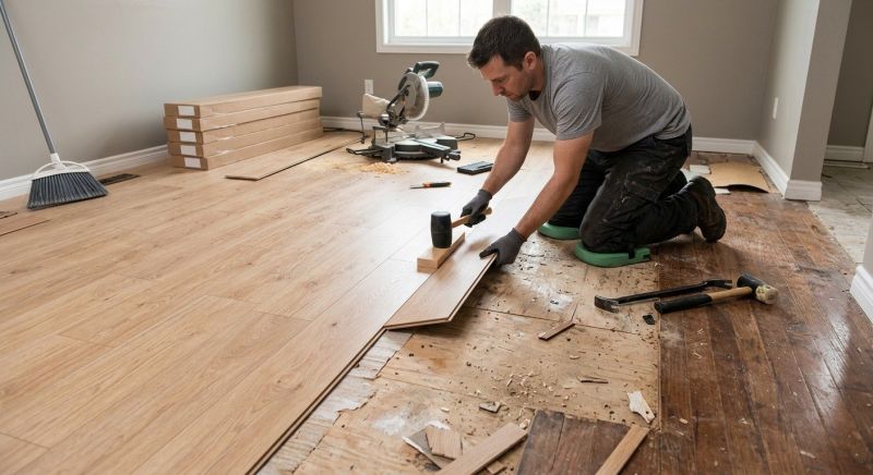 Wood Laminate Installation in Marlboro, NJ